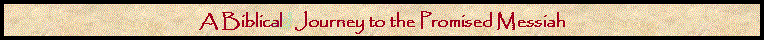 Text Box: A Biblical Journey to the Promised Messiah